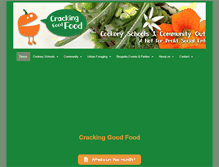 Tablet Screenshot of crackinggoodfood.org